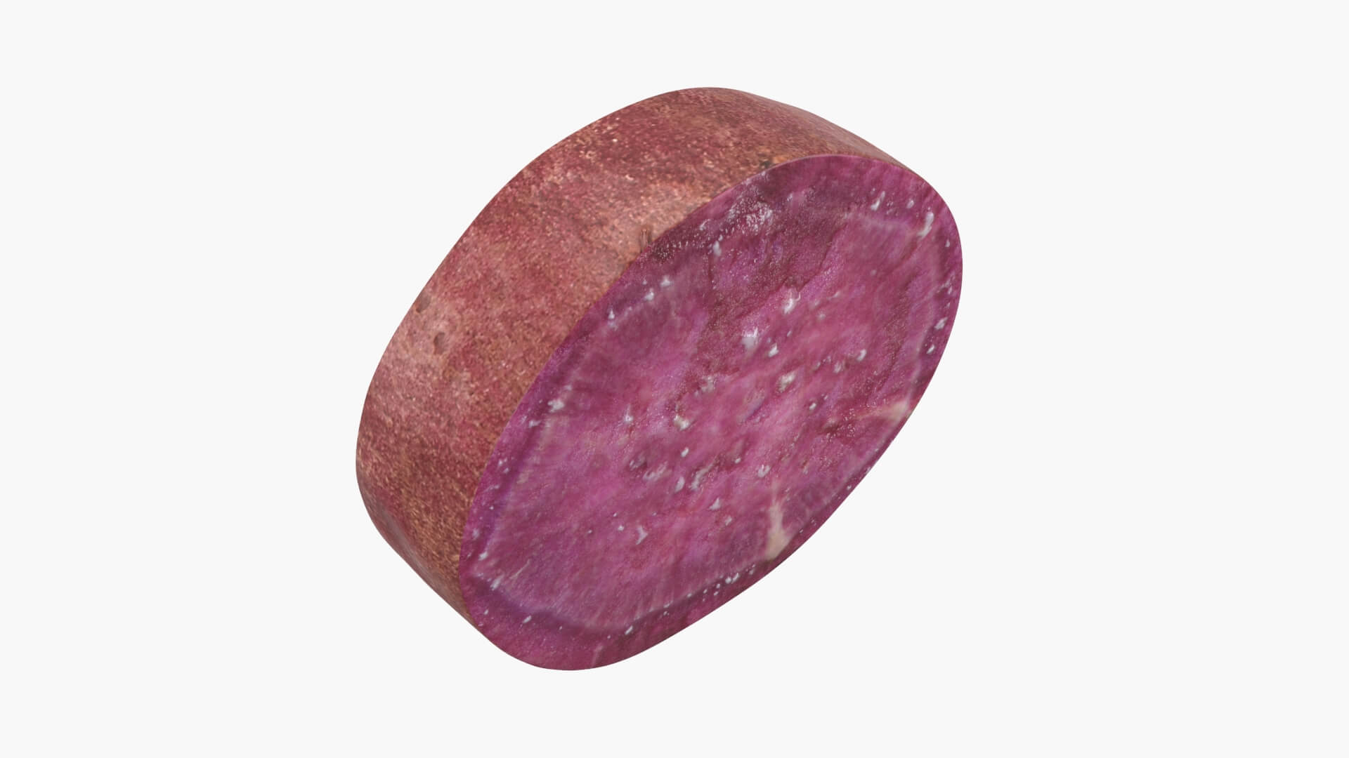 Sweet Potato Slice 02 3D Model