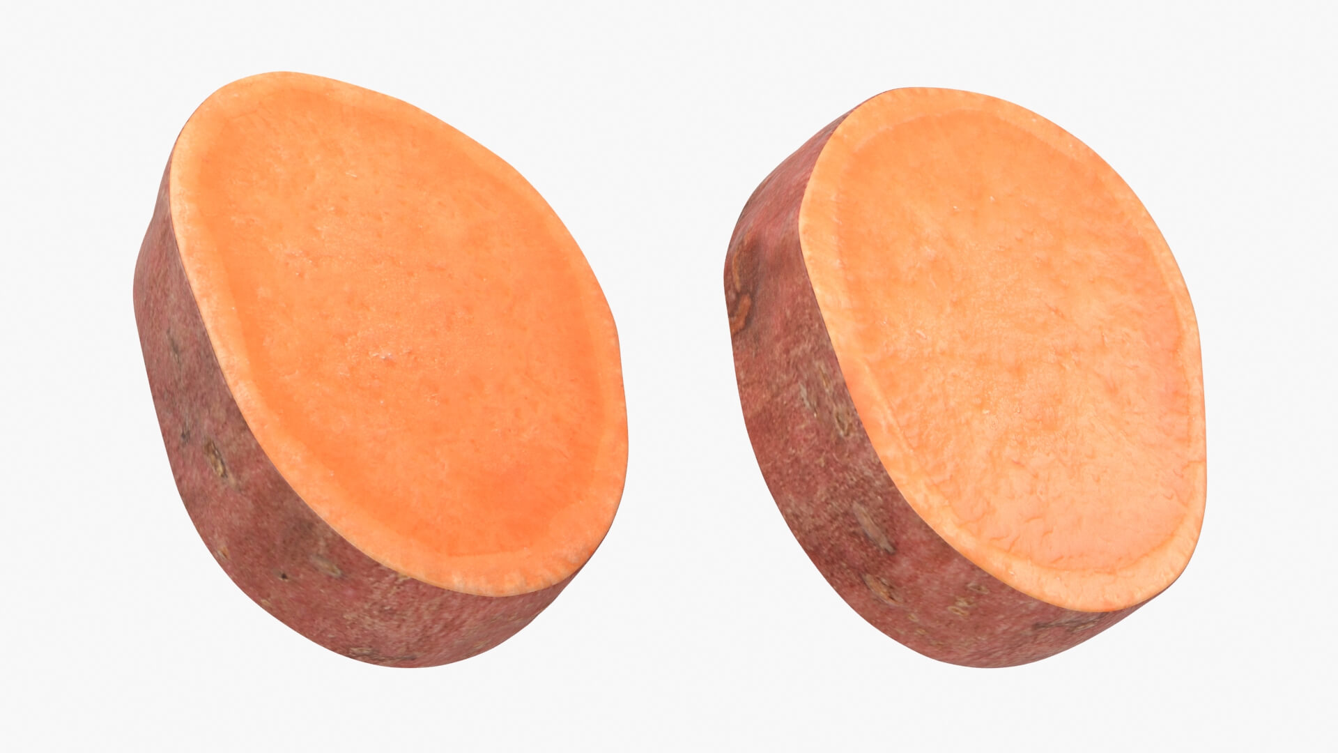 Sweet Potato Slice 03 3D Model