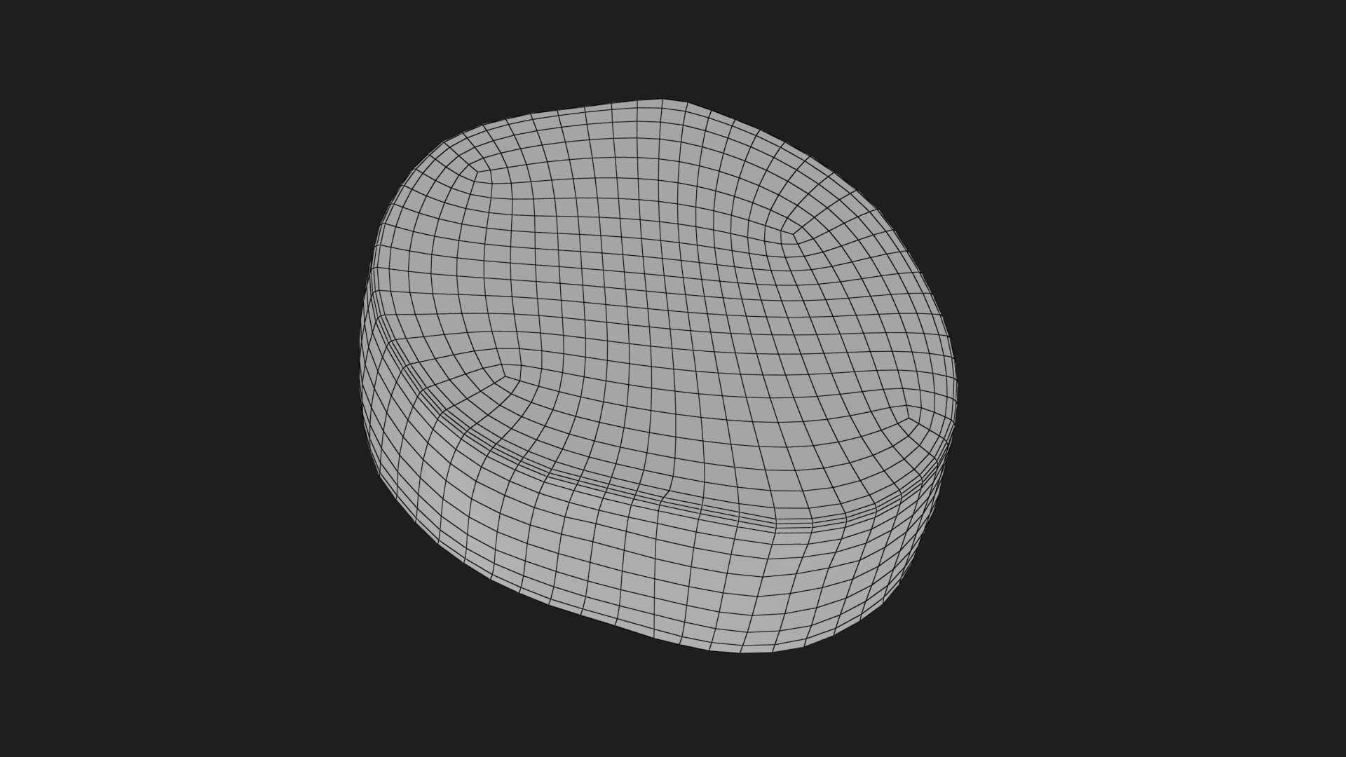 Sweet Potato Slice 03 3D Model