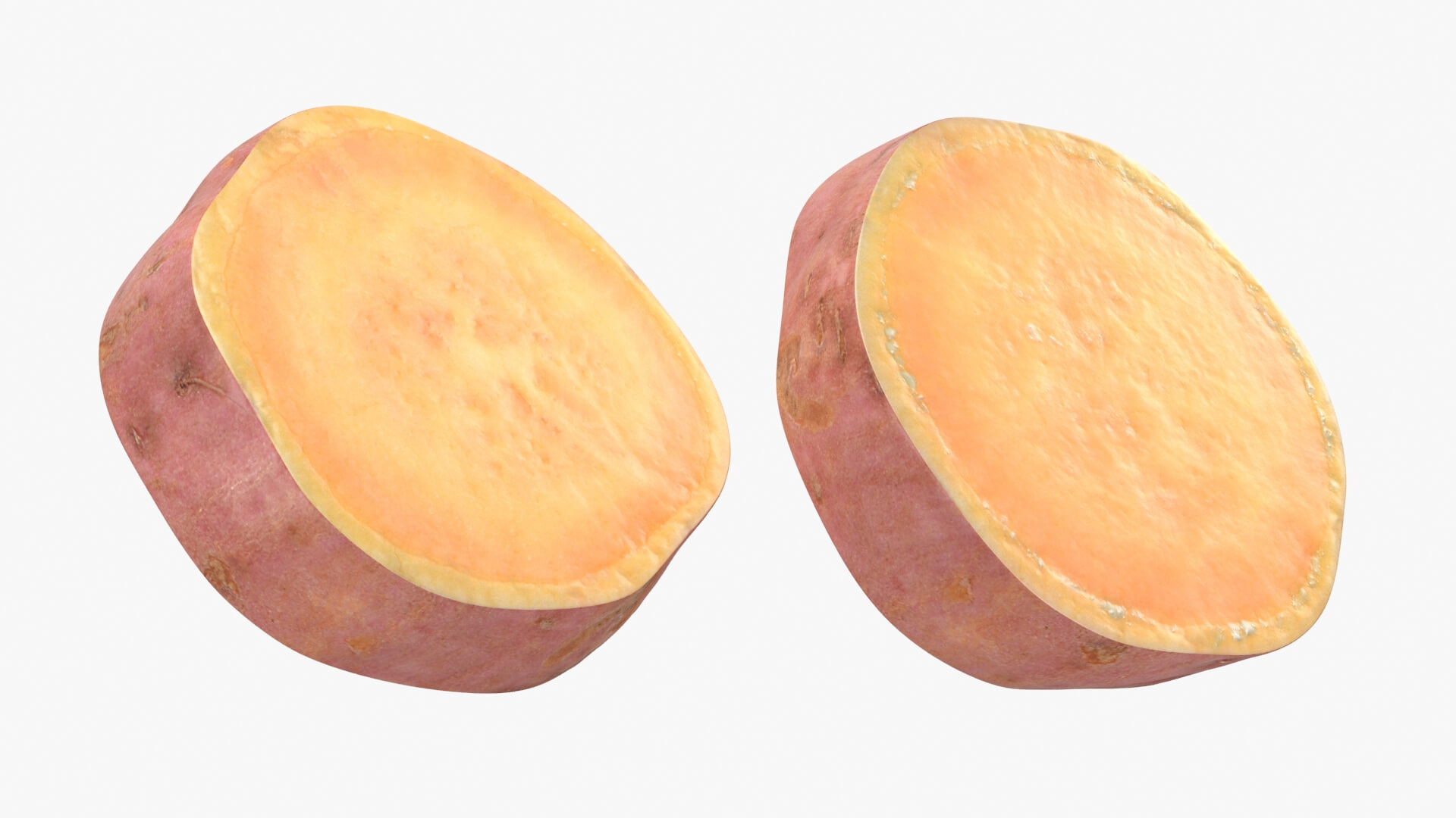 Sweet Potato Slice 05 3D Model