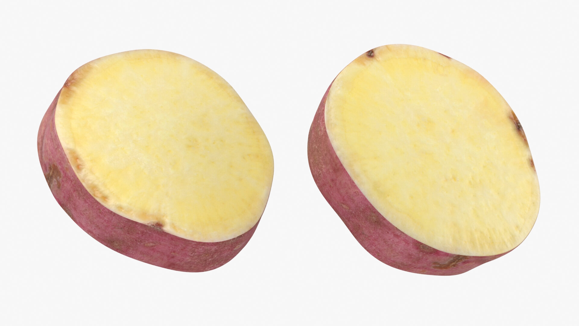 Sweet Potato Slice 06 3D Model