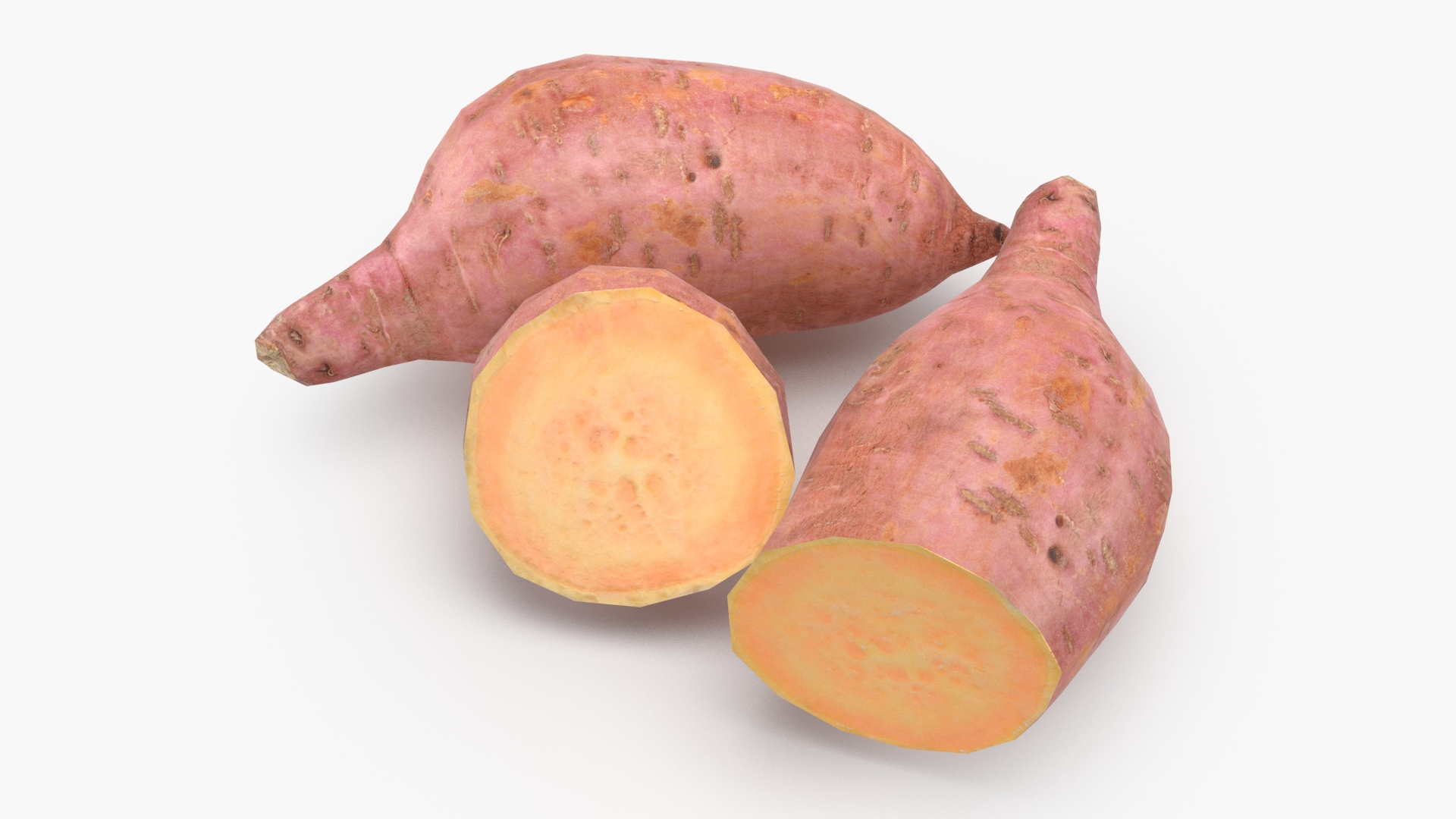 Sweet Potatoes - Real-Time 3D Model