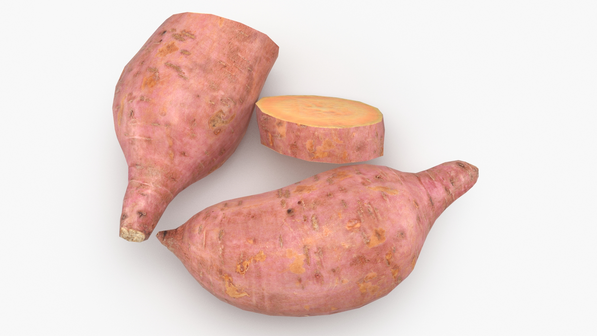 Sweet Potatoes - Real-Time 3D Model