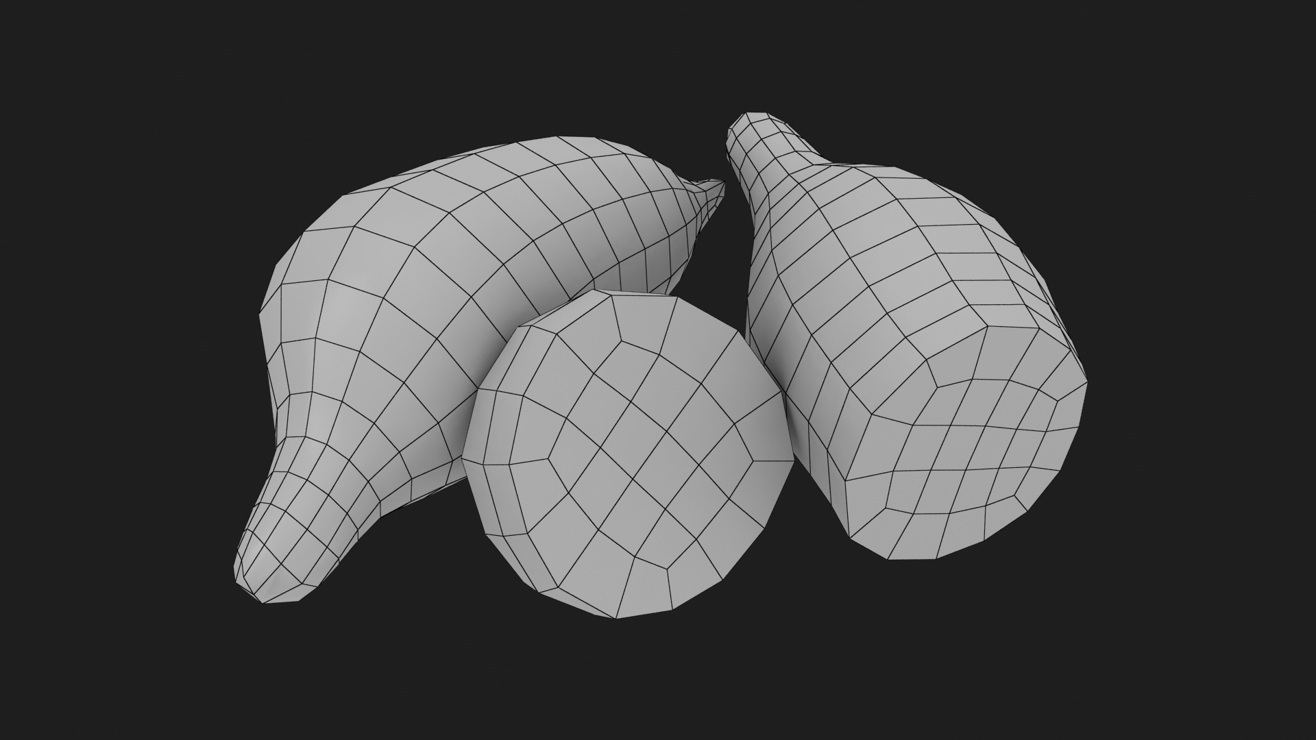 Sweet Potatoes - Real-Time 3D Model