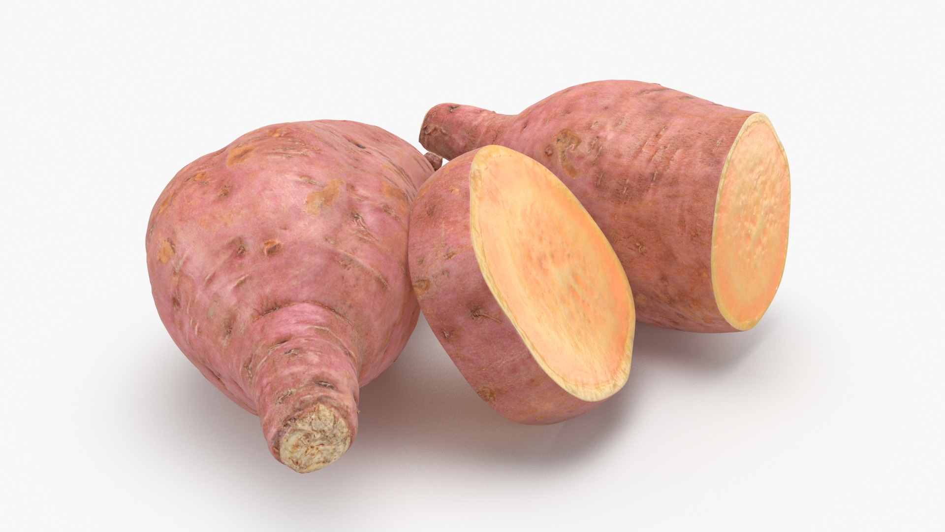 Sweet Potatoes 3D Model