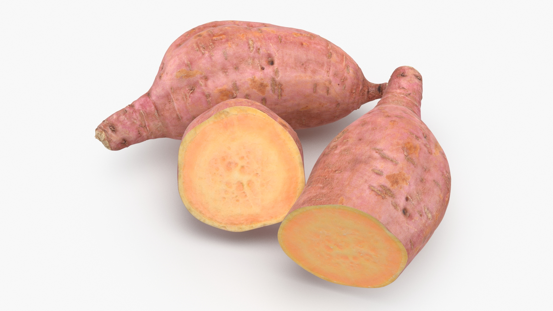 Sweet Potatoes 3D Model