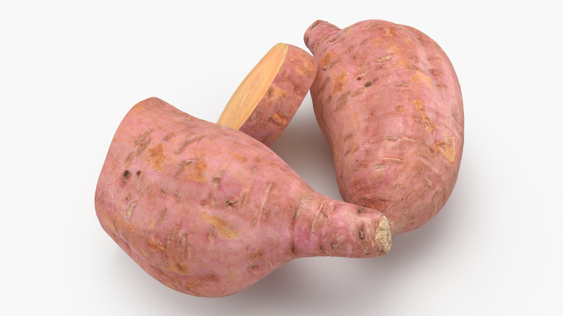 Sweet Potatoes 3D Model