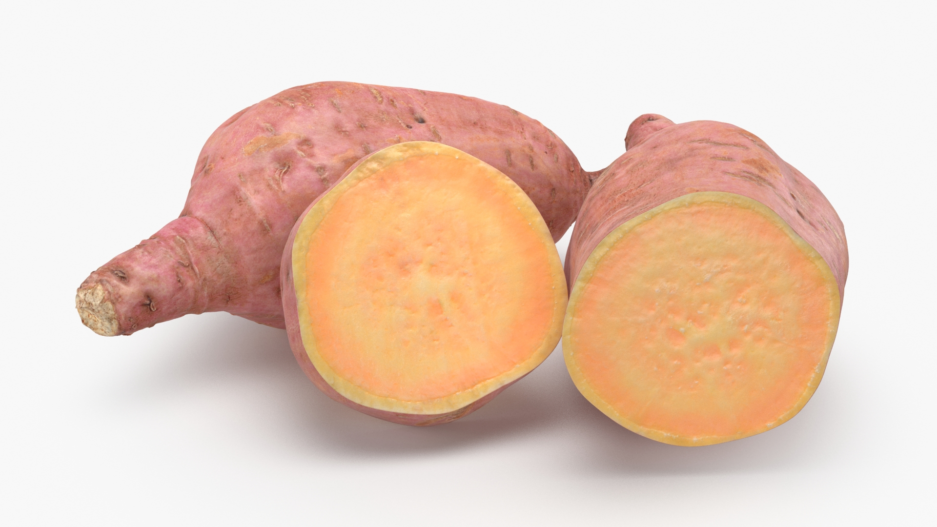 Sweet Potatoes 3D Model