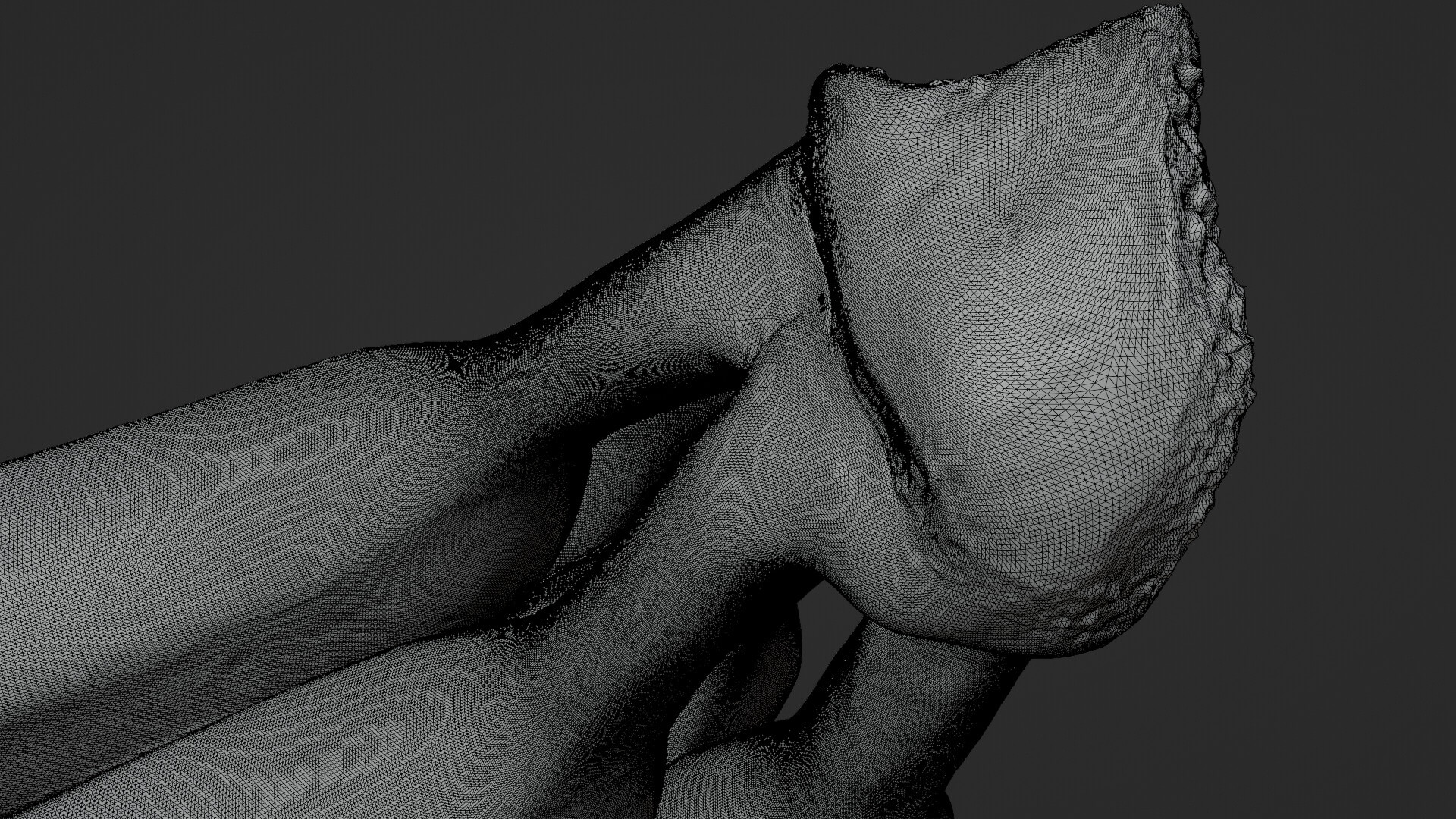Tropical Banana Cluster - For 3D Print 3D Model