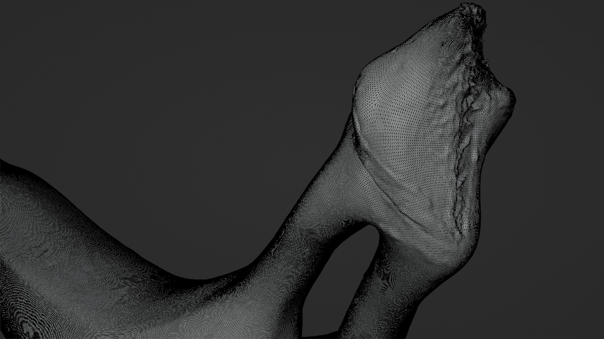 Two Fresh Yellow Bananas - For 3D Print 3D Model