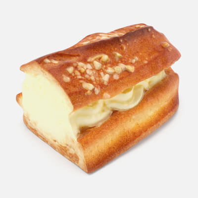 Vanilla Eclair Cut