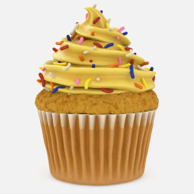 Vanilla Sprinkle Cupcake