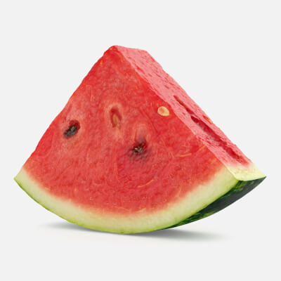 Watermelon Slice 02 - 3D Scanned