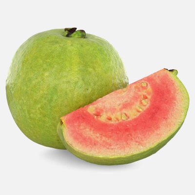 Whole and Sliced Guava