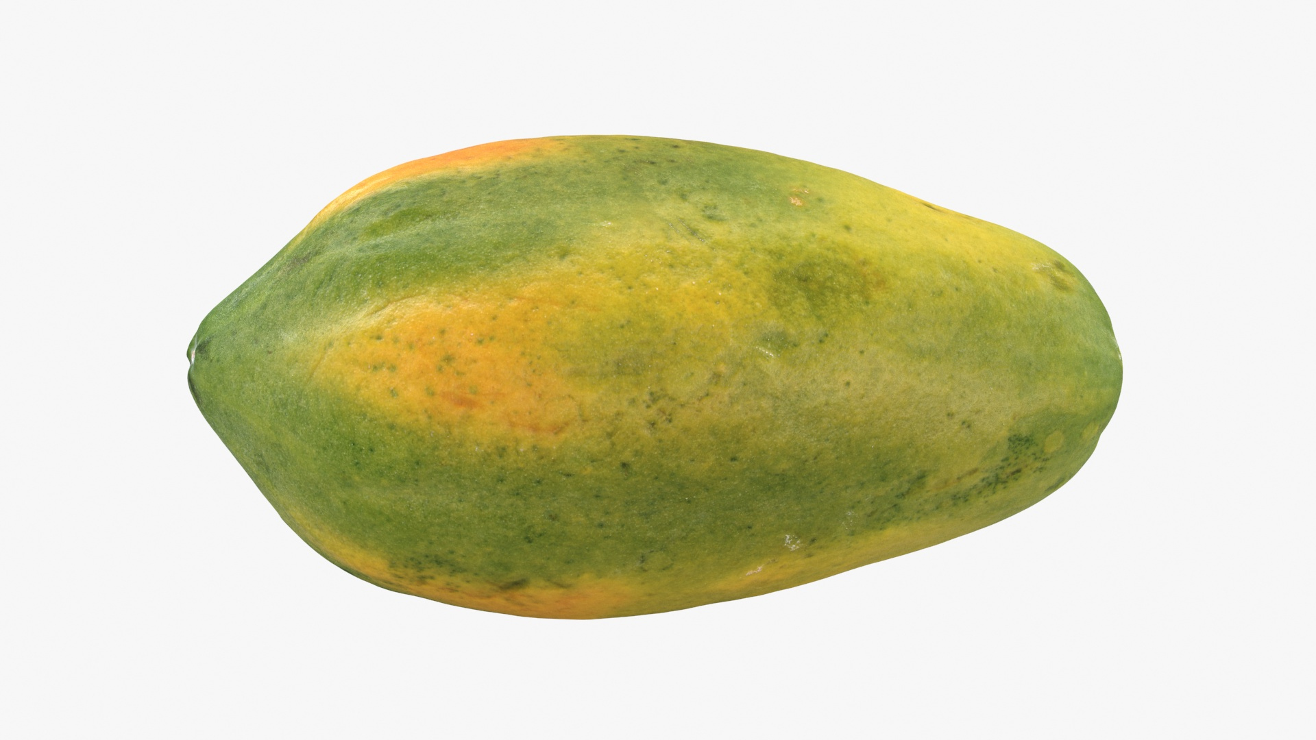 Whole Papaya 3D Model