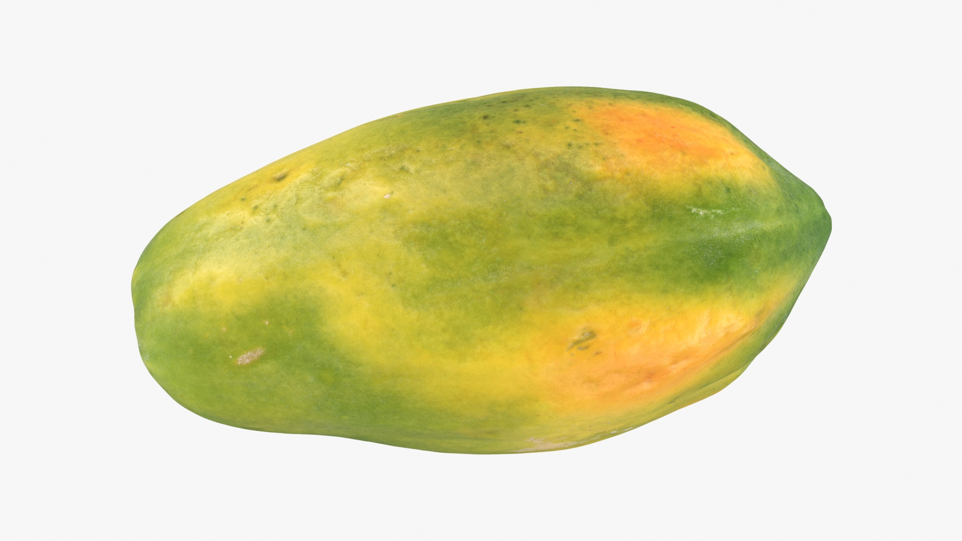 Whole Papaya 3D Model