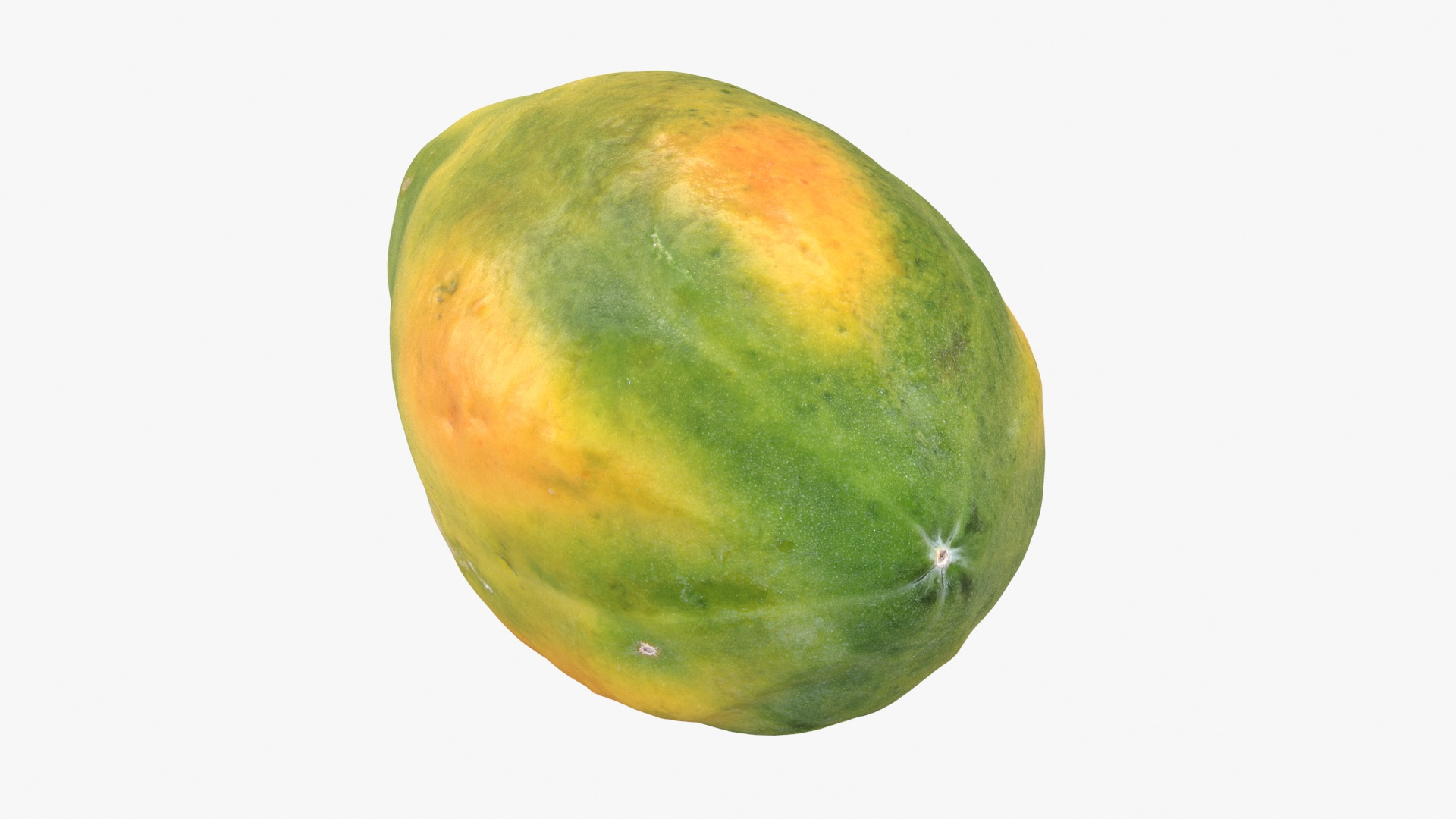 Whole Papaya 3D Model
