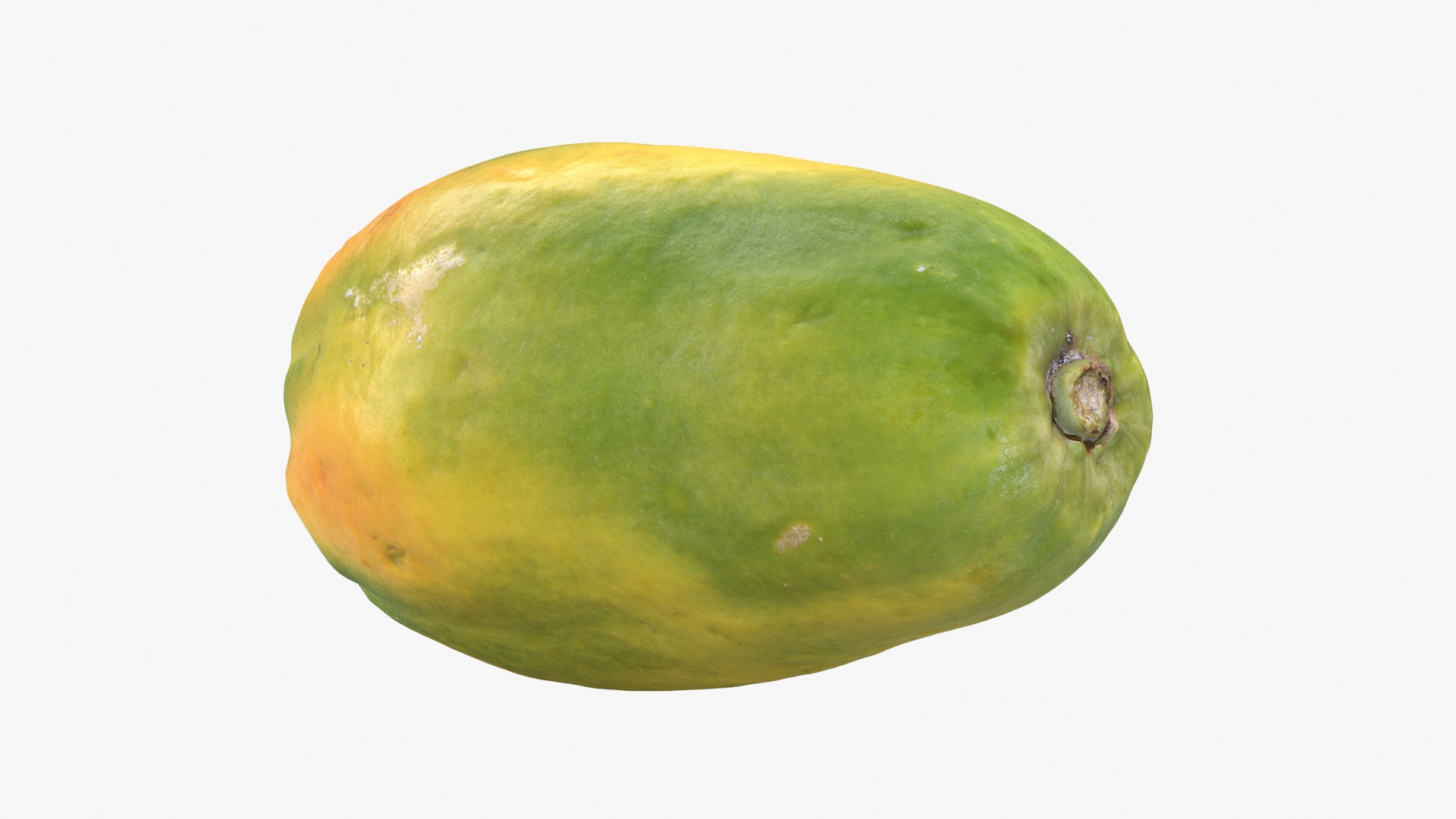 Whole Papaya 3D Model
