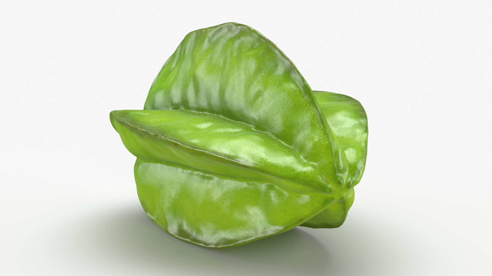 Whole Star Fruit 3D Model