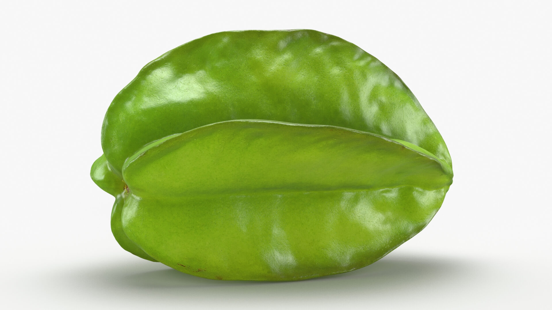Whole Star Fruit 3D Model