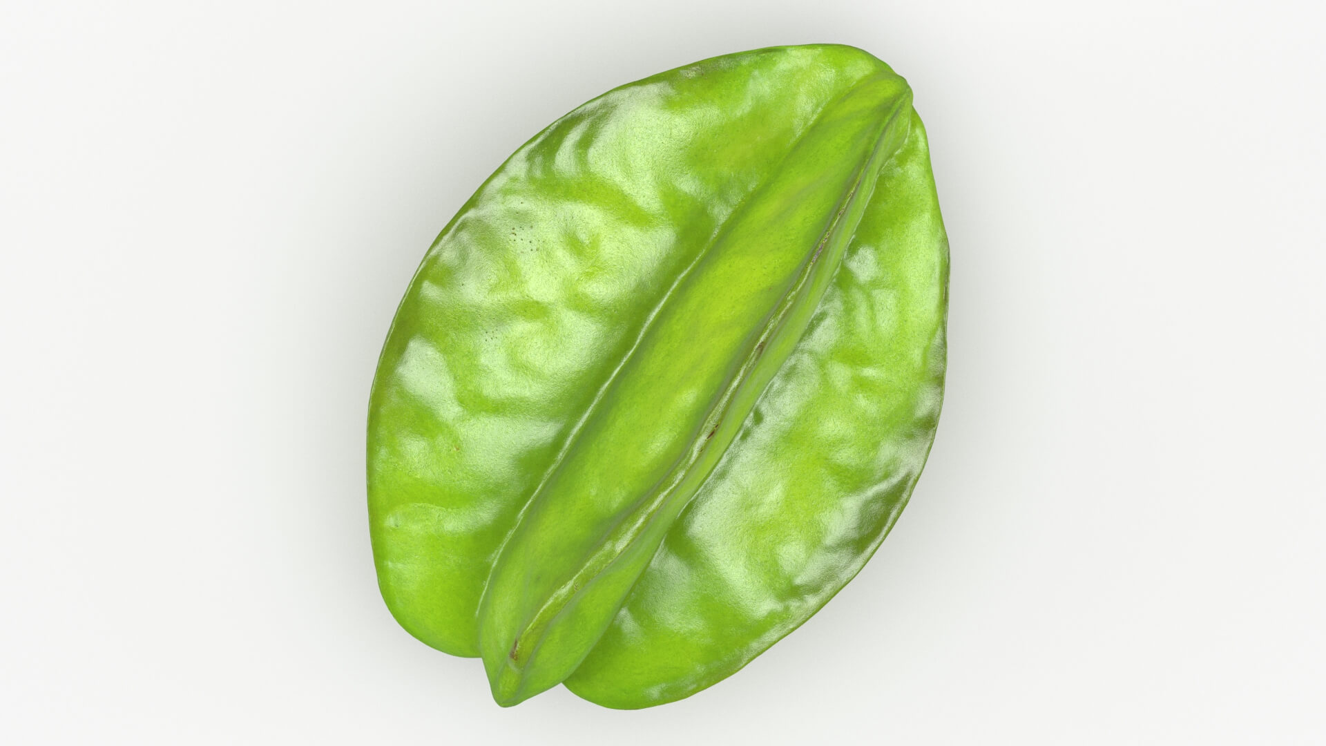 Whole Star Fruit 3D Model