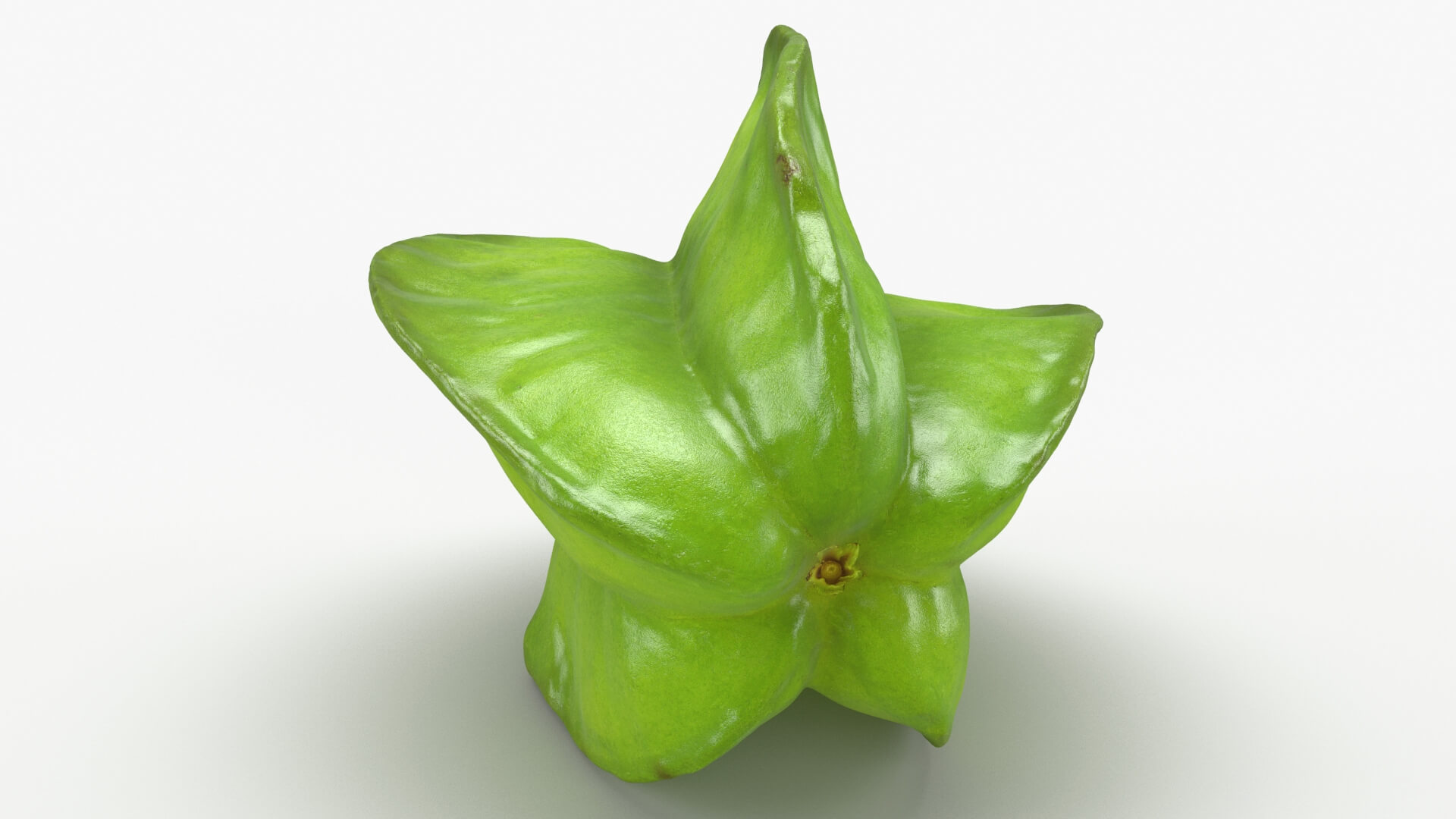 Whole Star Fruit 3D Model