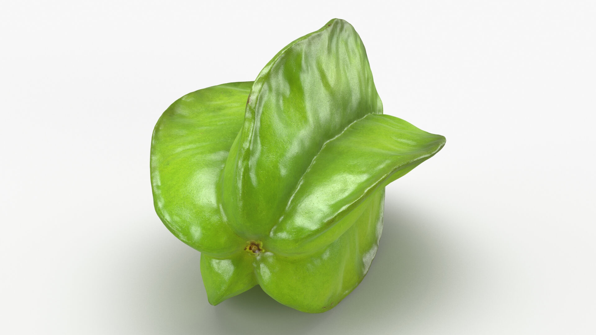 Whole Star Fruit 3D Model