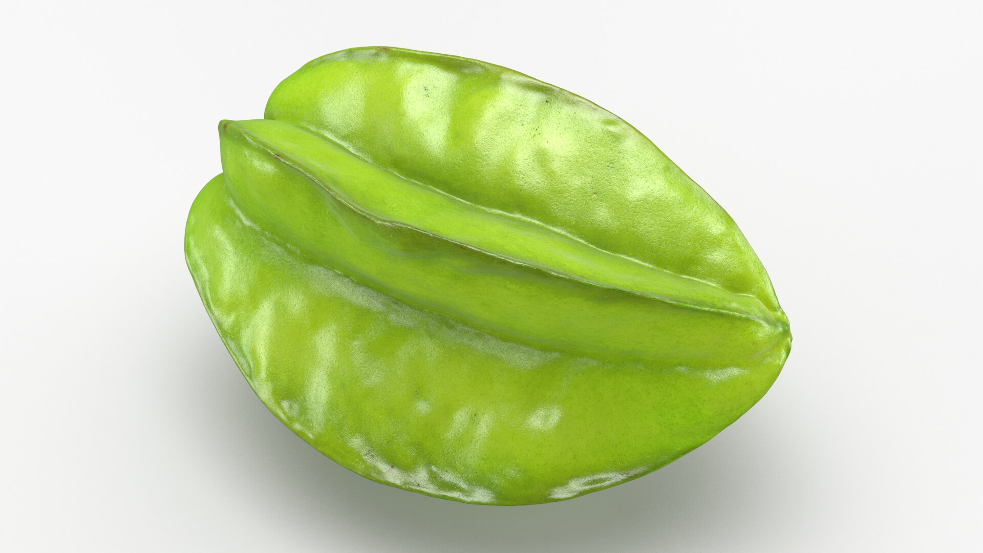 Whole Star Fruit 3D Model