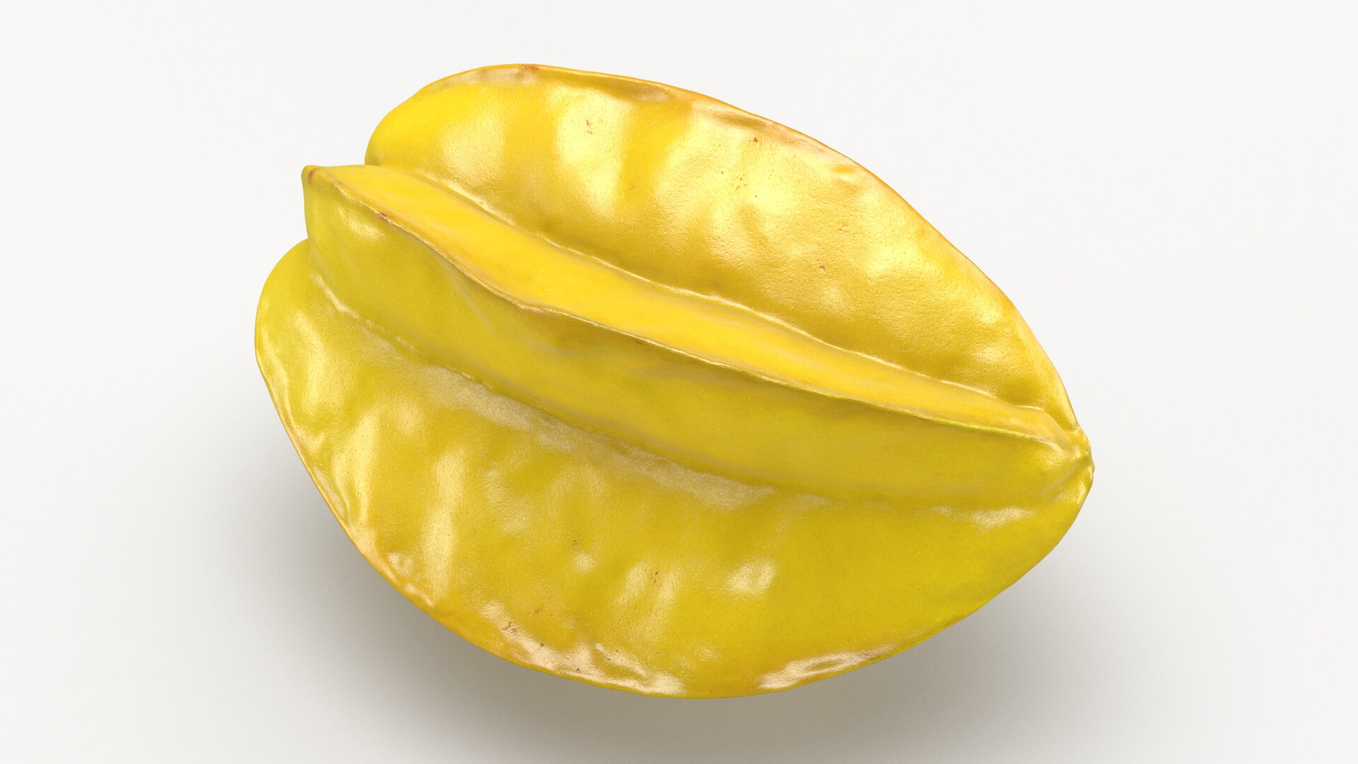 Whole Star Fruit 3D Model