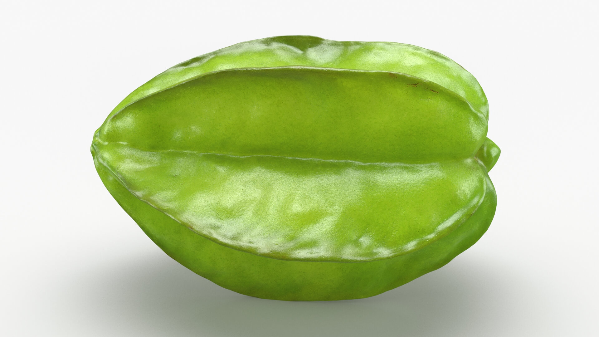 Whole Star Fruit 3D Model