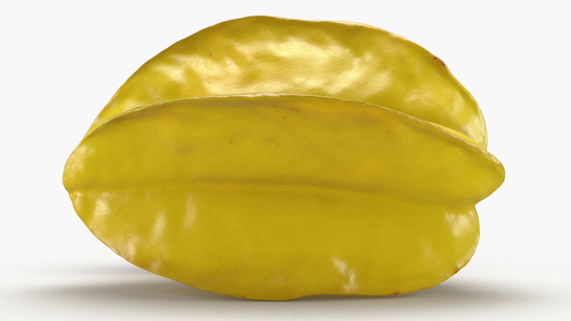 Yellow Star Fruit and Slice 3D Model