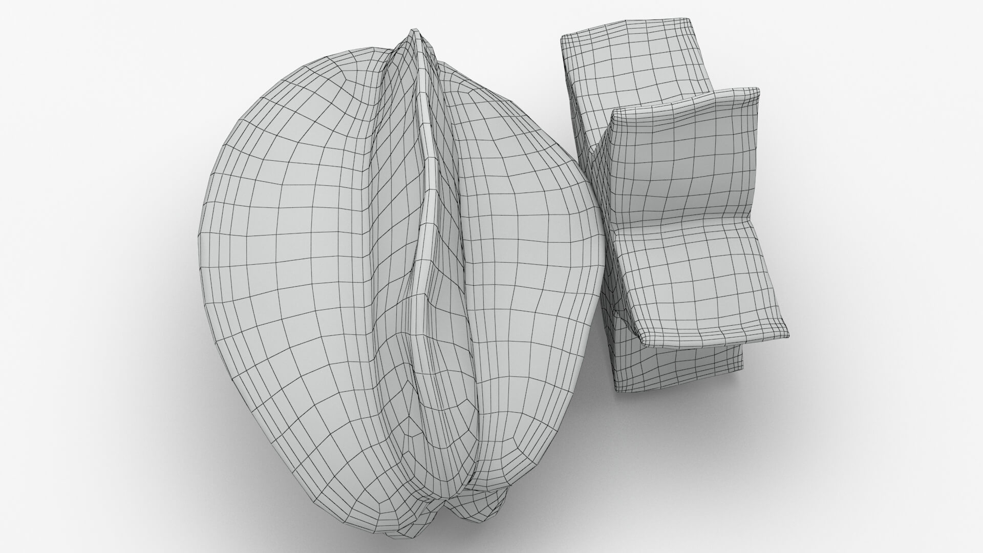 Yellow Star Fruit and Slice 3D Model