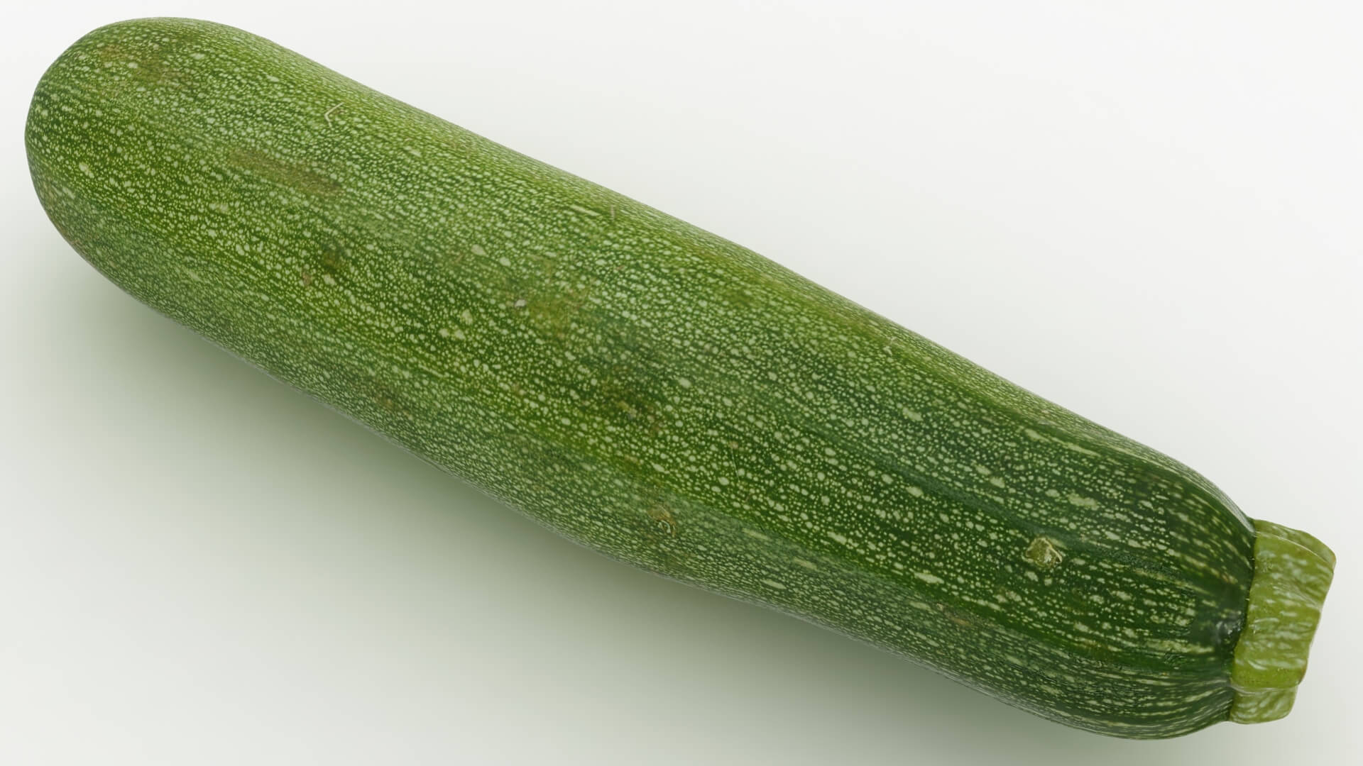 Realistic Zucchini 02 3D Model