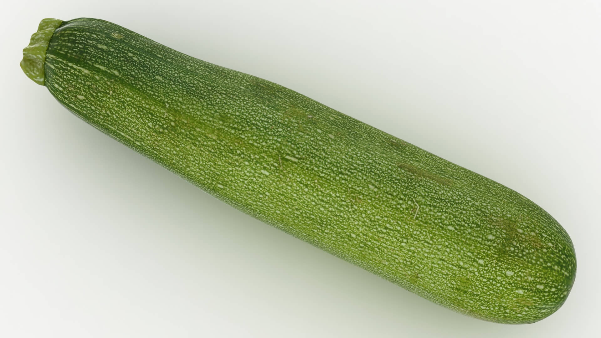 Realistic Zucchini 02 3D Model
