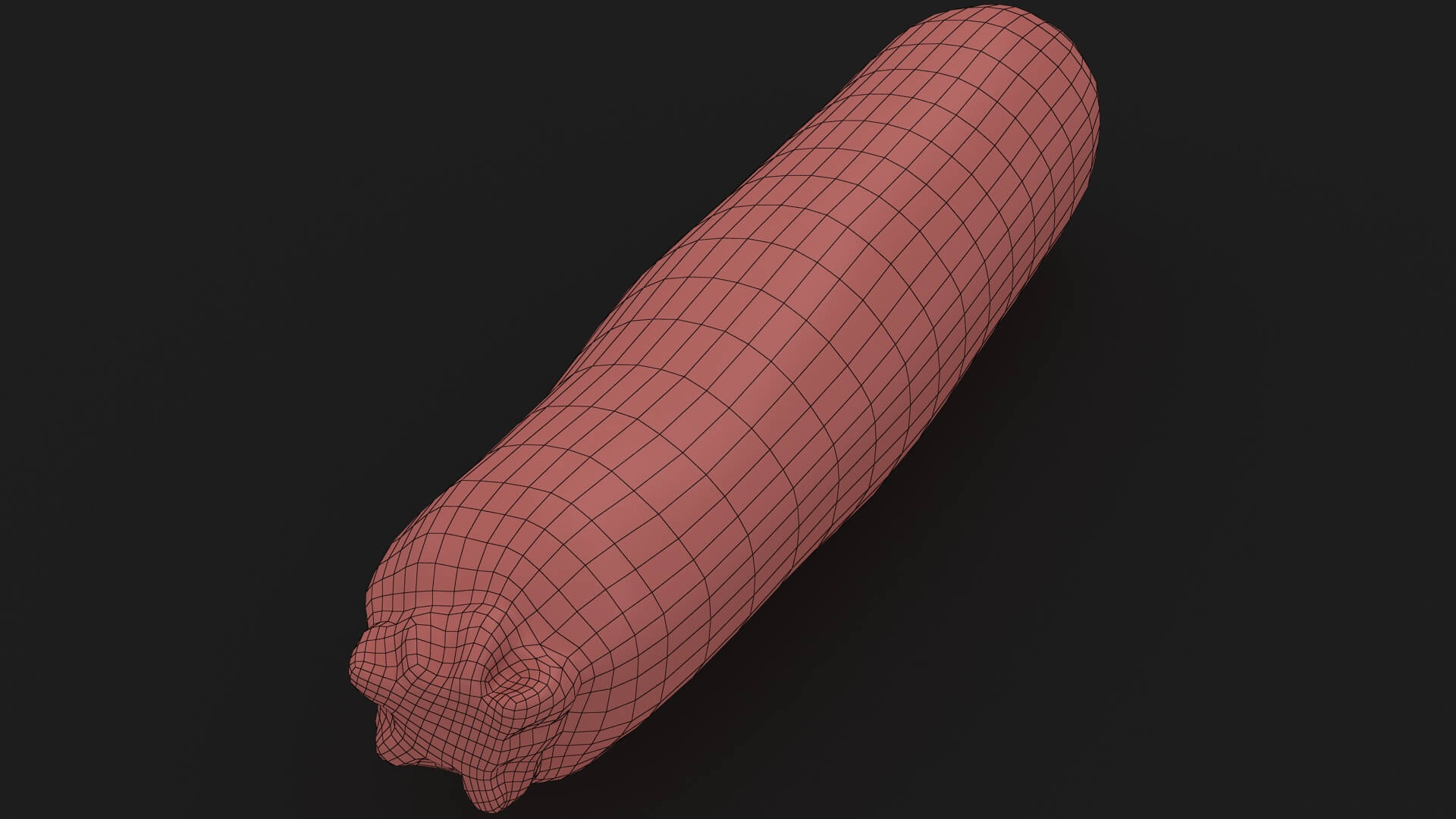 Realistic Zucchini 02 3D Model