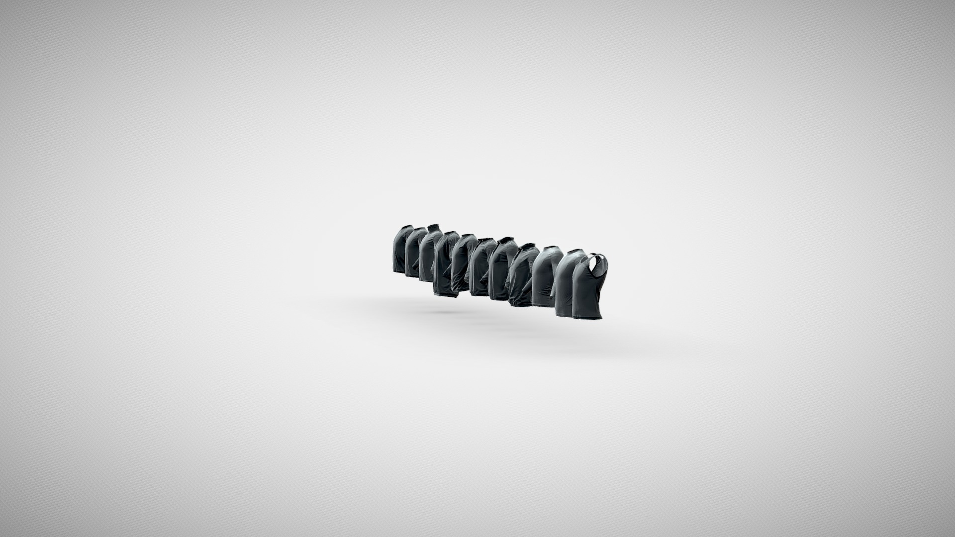 11 Basic LowPoly T-Shirts Pack 3D Model