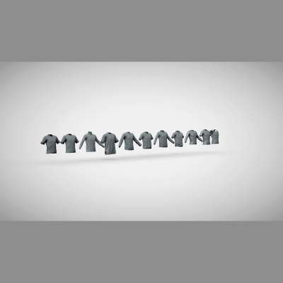 11 Basic LowPoly T-Shirts Pack