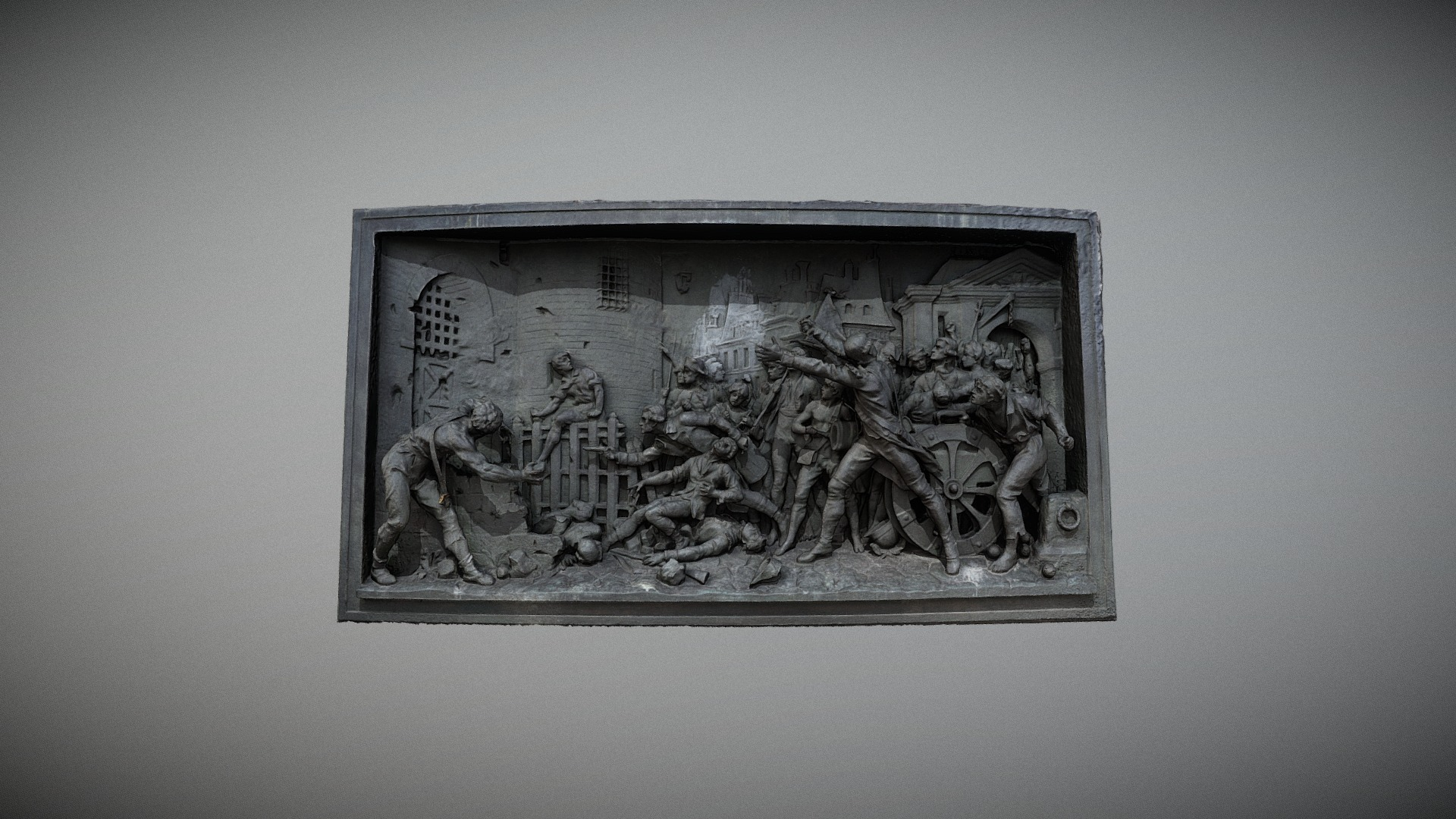14 Juillet 1789 &quotPrise de la Bastille&quot 2/12 3D Model