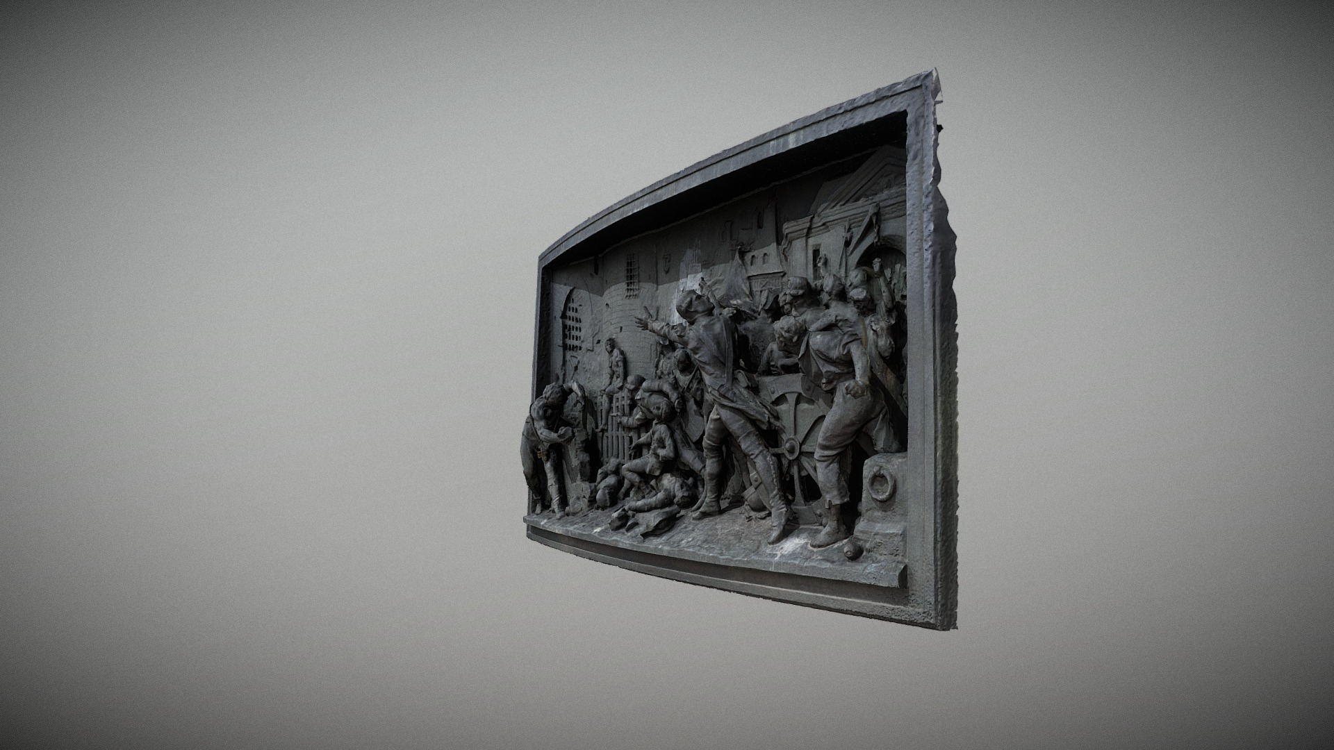 14 Juillet 1789 "Prise de la Bastille" 2/12 3D Model