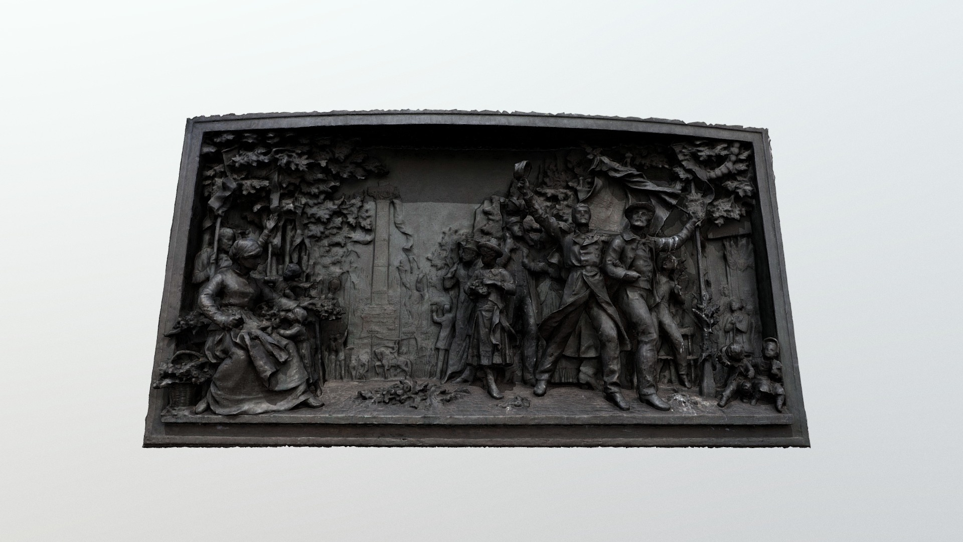 14 juillet 1880 &quotPremi&egravere f&ecircte nationale&quot 12/12 3D Model