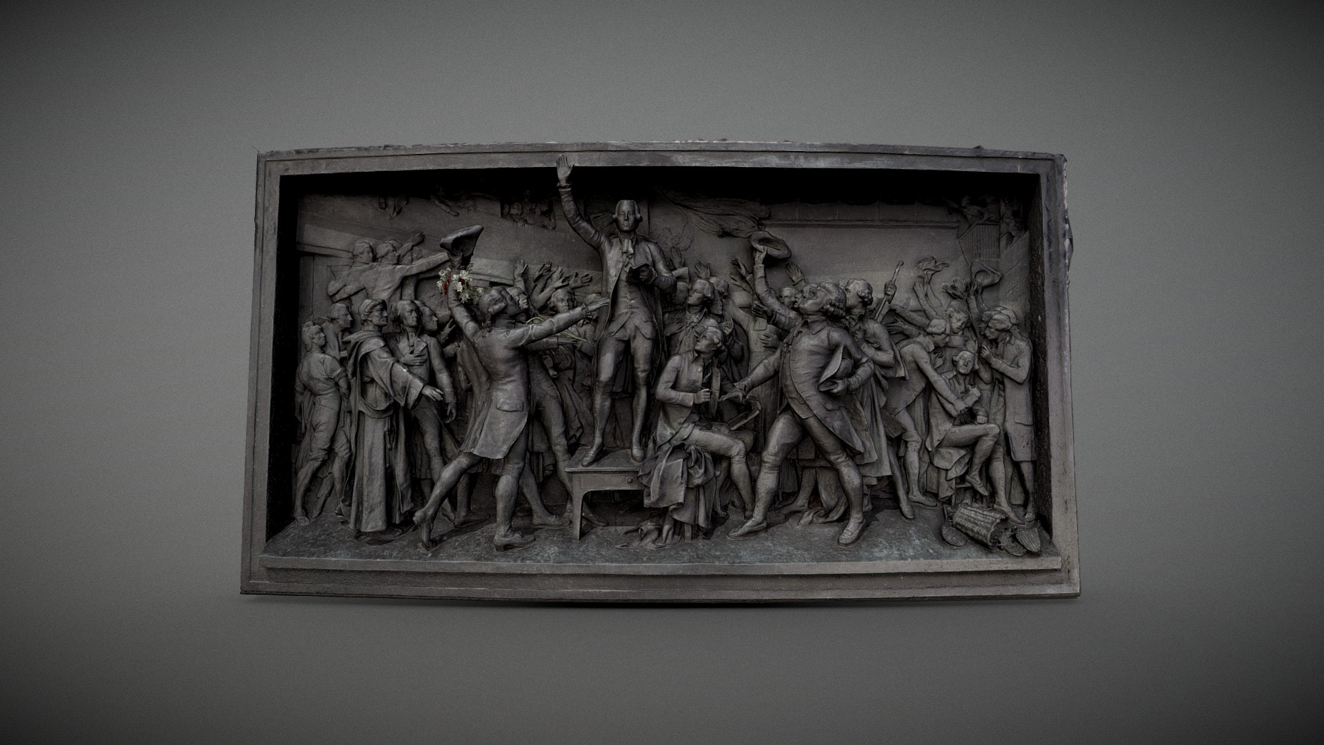 20 Juin 1789 &quotLe serment du jeu de paume&quot 1/12 3D Model