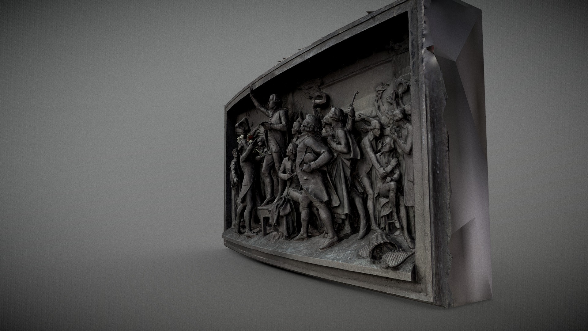 20 Juin 1789 "Le serment du jeu de paume" 1/12 3D Model