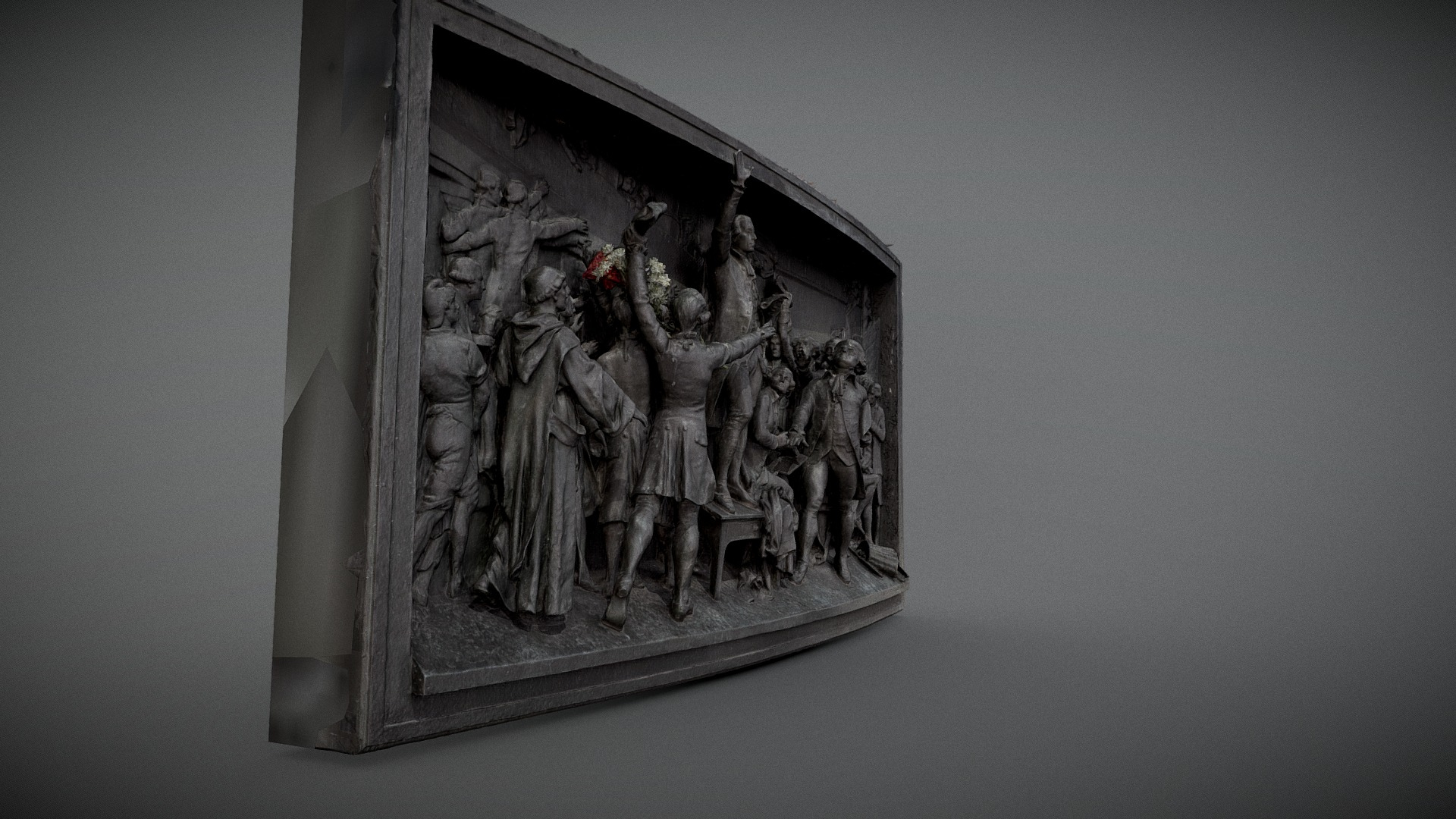 20 Juin 1789 "Le serment du jeu de paume" 1/12 3D Model