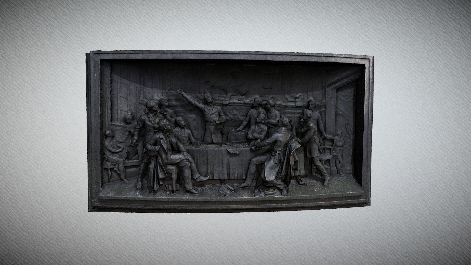4 Mars 1848 &quotUniversal male suffrage&quot 10/12 3D Model