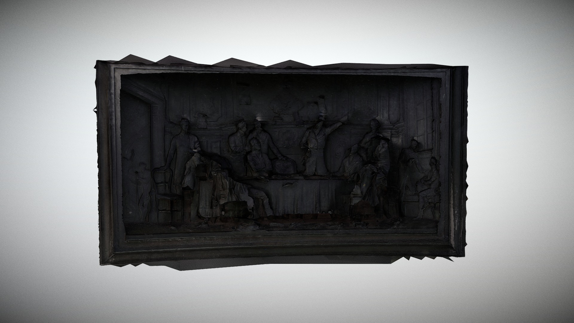4 Mars 1848 "Universal male suffrage" 10/12 3D Model