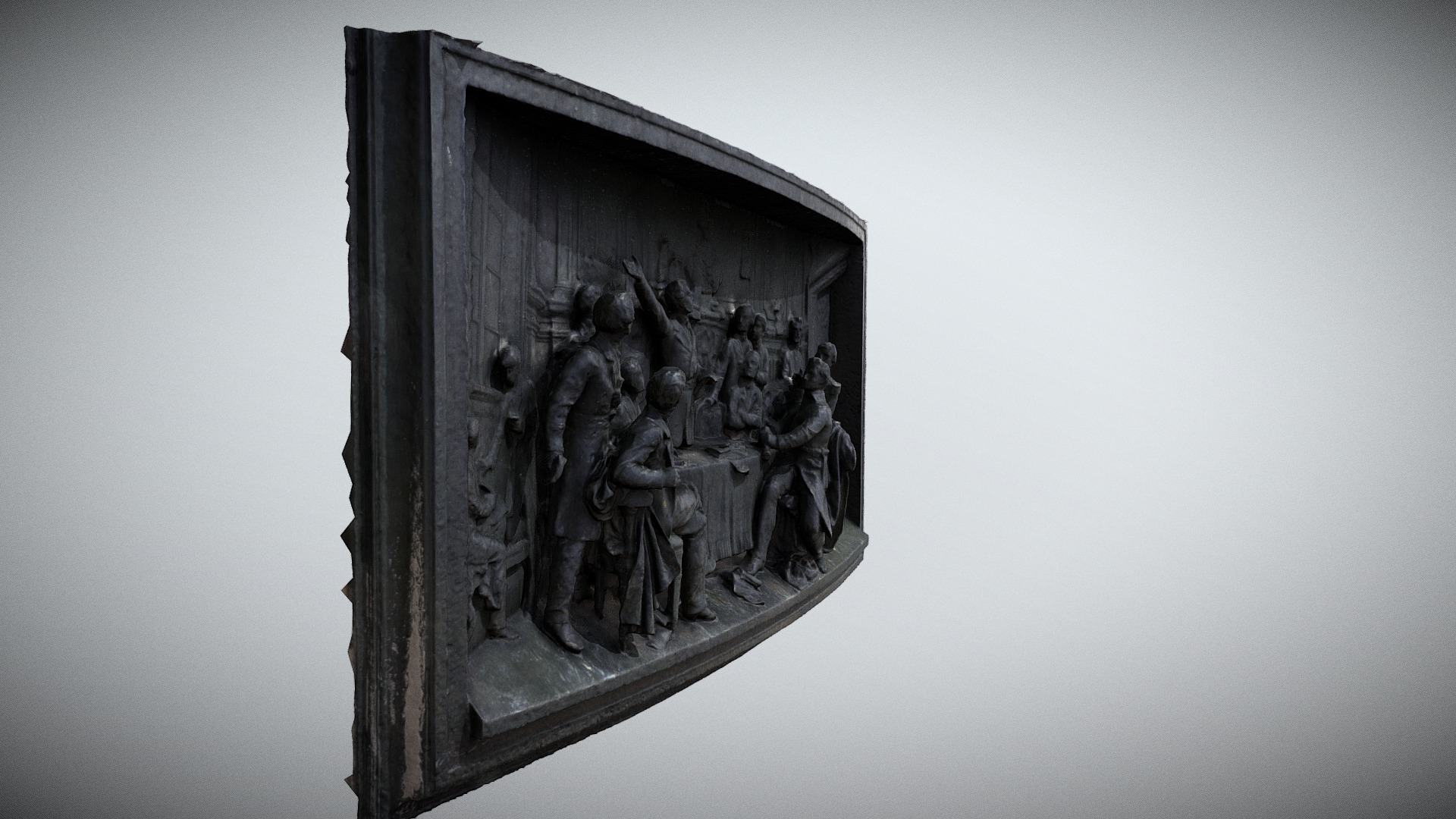 4 Mars 1848 "Universal male suffrage" 10/12 3D Model