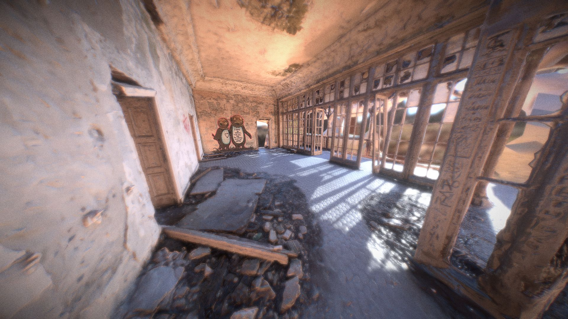 Abandonned Mussolinis house 3D Model