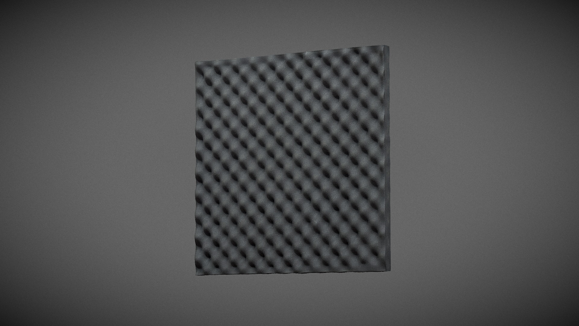 Acoustic Foam panel 3D Model