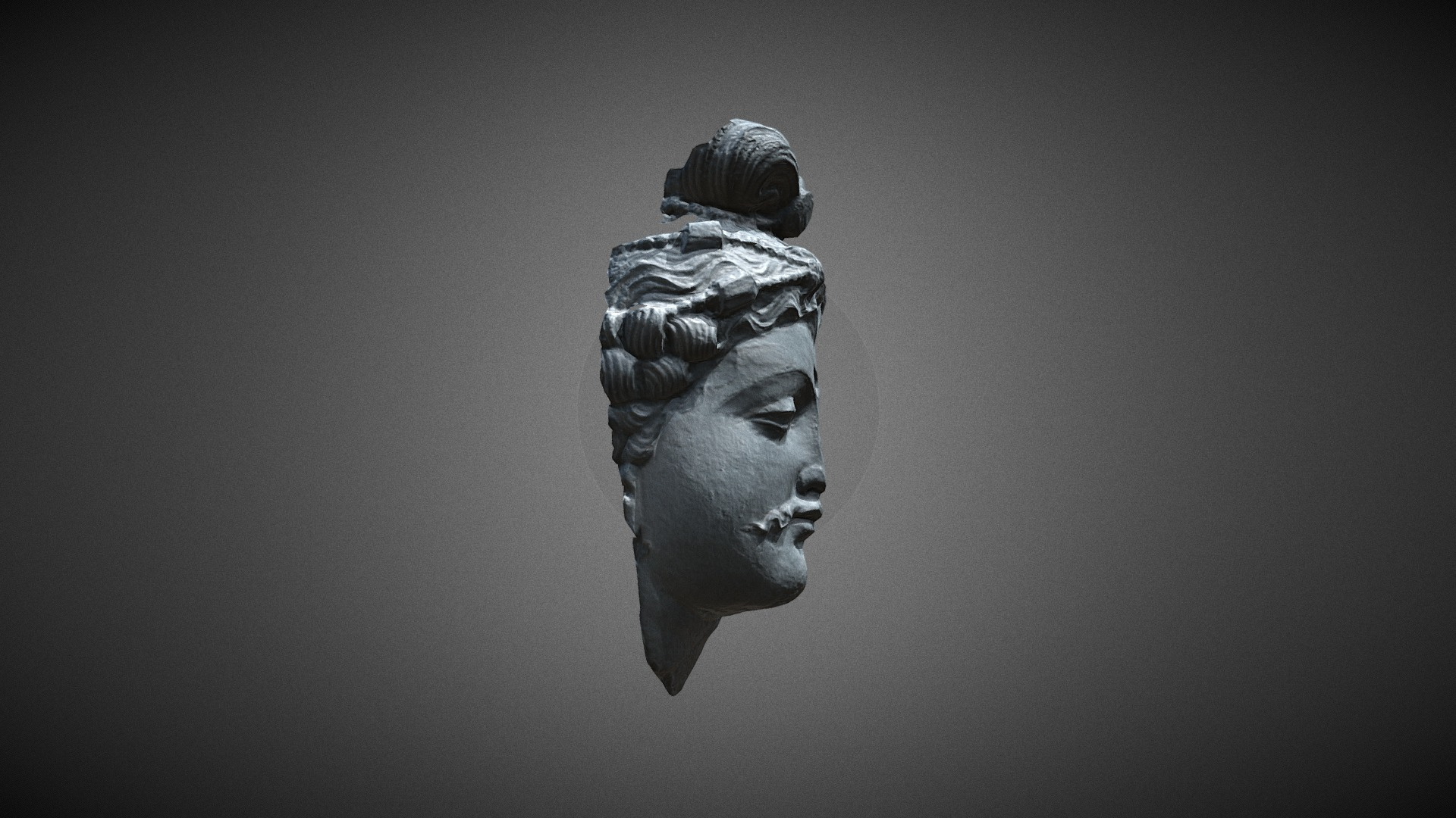 Bodhisattva Maitreya Head 3D Model