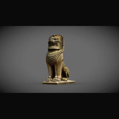 Cambodian granite Lion (1957)